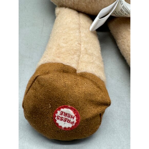 Clarice Hallmark 50 Years Plush Stuffed Animal Song Red Nosed Reindeer READ NEW - Picture 6 of 9